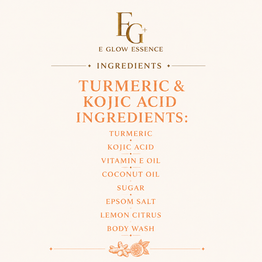 Turmeric and Kojic Acid Body Scrub
