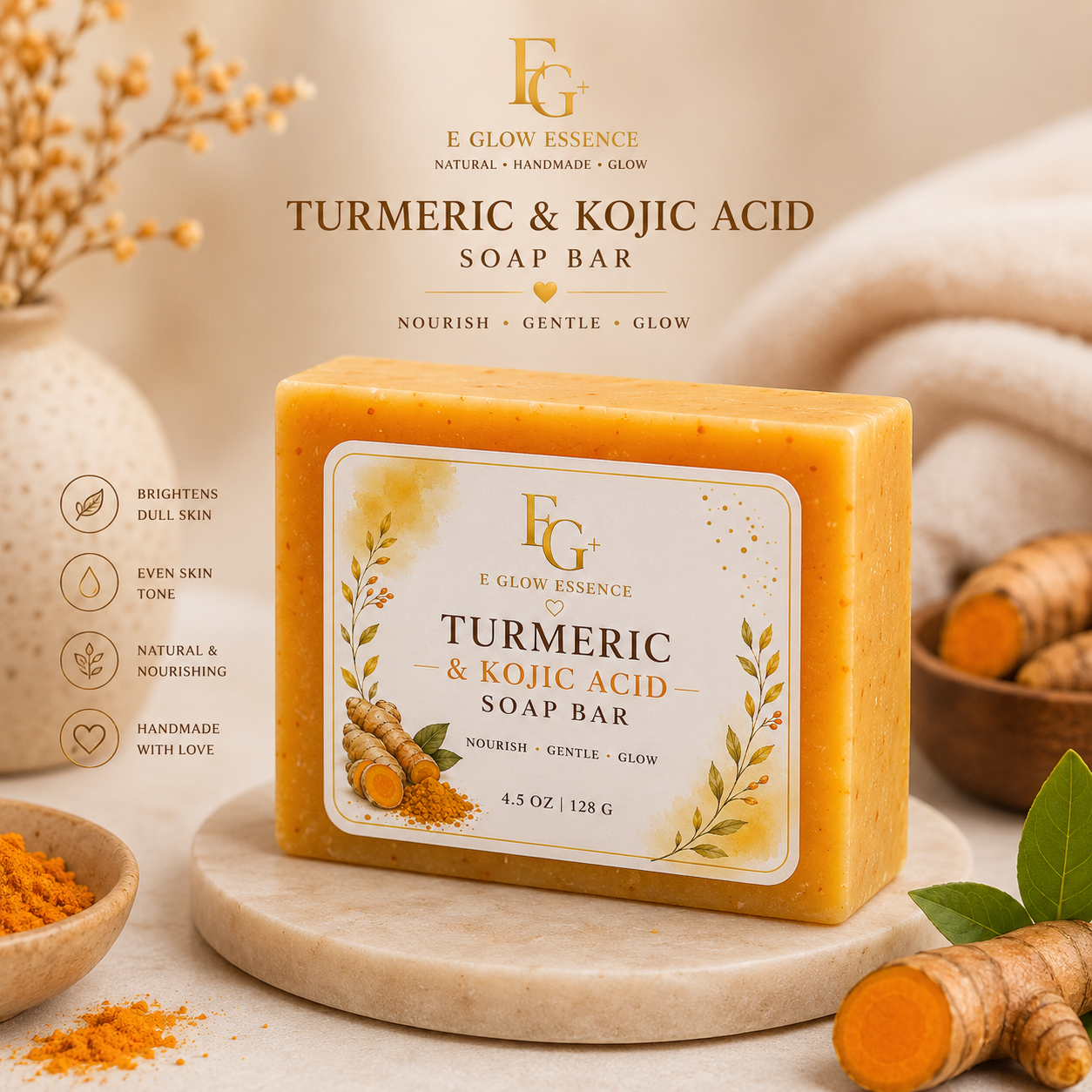 Turmeric & Kojic Acid Soap
